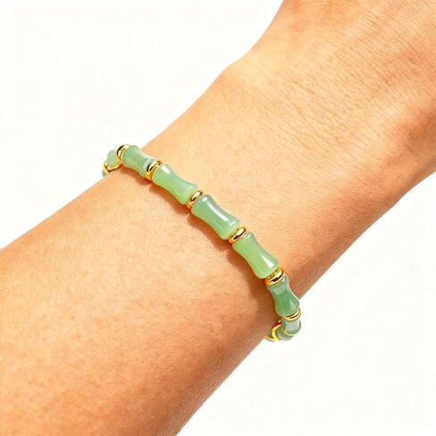 Money Bracelets for Women, Feng Shui Lucky Wealth Bracelet, Jade Crystal Bracelet Good Luck Jewelry Gifts for Her Him in Saudi Arabia