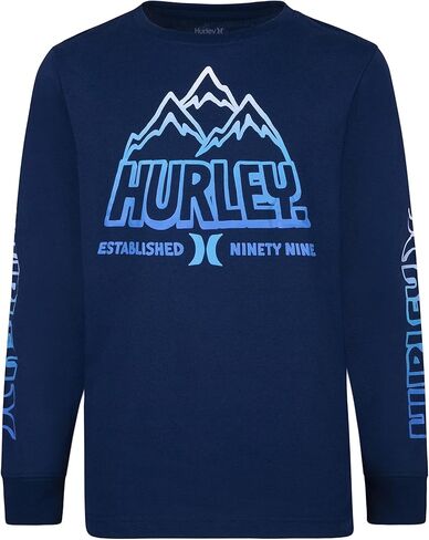 Hurley Boy's Long Sleeve Graphic T-Shirt (Big Kids) in Saudi Arabia