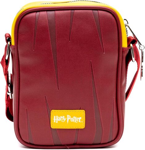 The Wizarding World of Harry Potter Vegan Leather Crossbody Bag with Adjustable Straps, Hogwarts Gryffindor Quidditch Uniform in Saudi Arabia