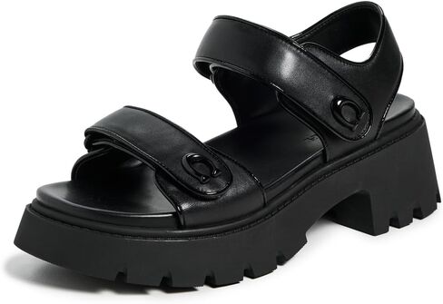 Coach Women's Brynn Platform Sandal ، الفحم/الأسود ، 7.5 in Kuwait
