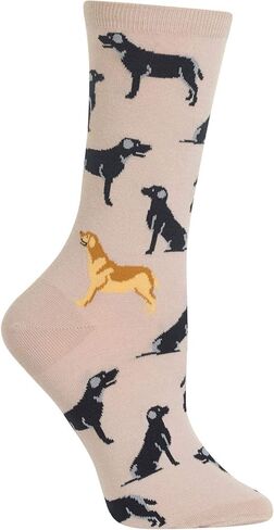 Hot Sox Womens Labrador Socks 1 Pair, Taupe, Shoe Size: 9-11 in Saudi Arabia
