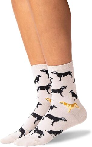 Hot Sox Womens Labrador Socks 1 Pair, Taupe, Shoe Size: 9-11 in Saudi Arabia