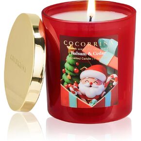 COCORRÍNA Fall Candles - Bourbon Vanilla 5 oz Soy Wax Scented Jar Candles for Home Scented, 31 Hours Burn Time, Aromatherapy Candle Gifts for Men Women in Saudi Arabia