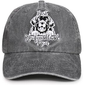 InnoBeta Newfoundland Mom Gifts Hat for Women, Newfoundland Gifts for Christmas, Birthday, Adjustable Embroidered Baseball Cap in Saudi Arabia