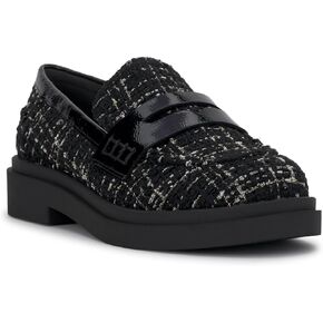جيسيكا سيمبسون النسائية Xuris Loafer Flat ، Black ، 8.5 in Kuwait