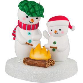 Hallmark Keepsake Christmas Ornament 2025, Roasting Marshmallows 2025 Musical, Snowman Collectors Gifts in Kuwait