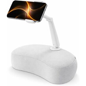 Pillow Phone Holder for Bed with Flexible Arm, 360° Rotating Phone Pillow Stand for Laying Down, Patented Crescent Cushion Compatible with iPhone & 4.7"-7.0" Phones, Hands-Free Stand for Sofa, Lap in Kuwait