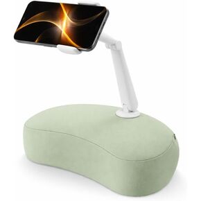 Pillow Phone Holder for Bed, 360° Bed Phone Holder Laying Down, Hands-Free iPhone Stand for Bed/Sofa/Lap, Compatible w/ 4.7"-7.0" Cell Phones, Flexible Dual Arm with Microbead Cushion in Kuwait