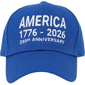 USA 250th Anniversary Hat, Embroidery Adjustable Baseball Cap,Statue of Liberty Freedom, 1776-2026 Gift for Independence Day in Saudi Arabia