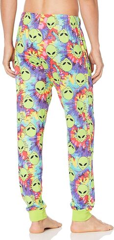 Mad Engine mens Tie Dyed Aliens Jogger Style Sleep Pants Lounge Pants Pajama Bottoms in Saudi Arabia