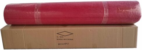 عداء السجاد الأحمر للحفلات 4 أقدام × 50 قدم، سماكة مضادة للانزلاق 350 جرام في المتر المربع من نسيج البوليستر غير المنسوج، زينة الافتتاح الكبير لعيد الميلاد في الهواء الطلق، عداء الممر لحفلات الزفاف السجادة الحمراء in Kuwait