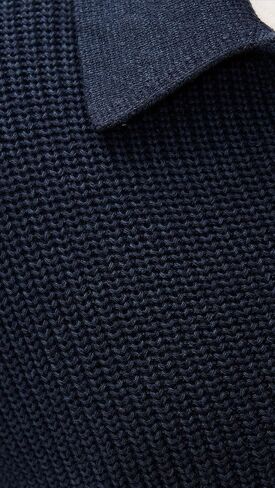 Madewell Men's Shaker-Stitch Sweater Polo in Saudi Arabia
