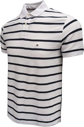 Tommy Hilfiger Regular Fit Stripe Wicking Polo Shirt Mens in Saudi Arabia