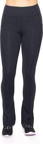 Expert Brand Women's Airstretch High-Waist Flare Leggings with Cell Phone Pockets in Saudi Arabia