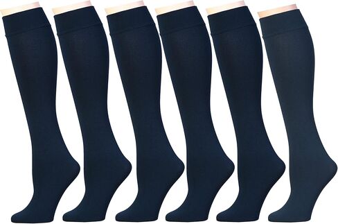 Frenchic Women's Opaque Plush Fleece Lined Knee High Or Crew Socks (Pack of 4 or 6) in Saudi Arabia