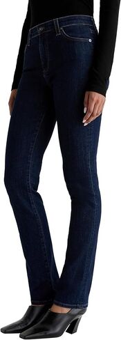 AG Women's Mari Mid Rise Straight Extended Inseam in Saudi Arabia