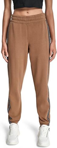 DKNY Womens Relaxed Logo Tape High Rise Jogger Sweatpant in Saudi Arabia