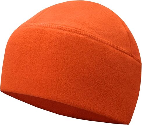 Winter Fleece Beanie, Wide Double-Layer Brim Warm Skull Cap, Windproof Lightweigh Sleep Hat for Men Women in Saudi Arabia