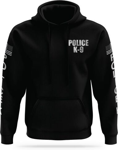 POLICE K9 Reflective Utility Hoodie - High Visibility Safety Apparel - 100% Polyester Quick Dry Comfort in Saudi Arabia