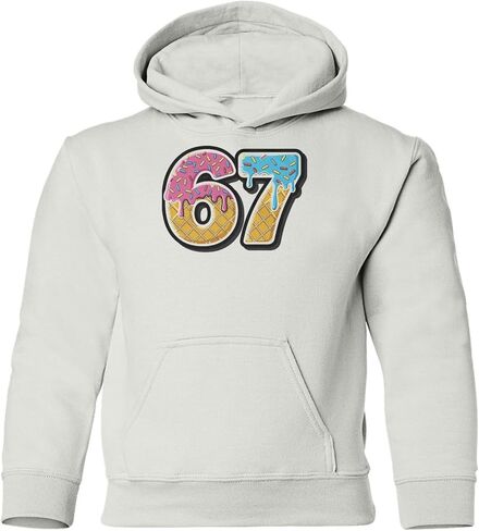 Six Seven 6 7 Meme - سويت شيرت بغطاء رأس للشباب المضحك بالآيس كريم in Kuwait
