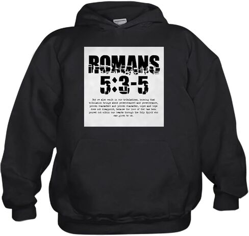 سويت شيرت بقلنسوة للأطفال من CafePress Romans 5:3 5، هودي كلاسيكي in Kuwait