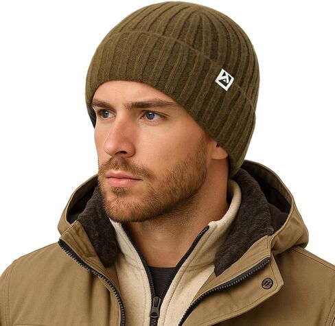 PolarWool™ 100% صوف ميرينو Polartec® مبطن بالصوف L/XL/XXL للجنسين قبعة صغيرة دافئة مقاومة للرياح قبعة شتوية متماسكة في الهواء الطلق in Saudi Arabia