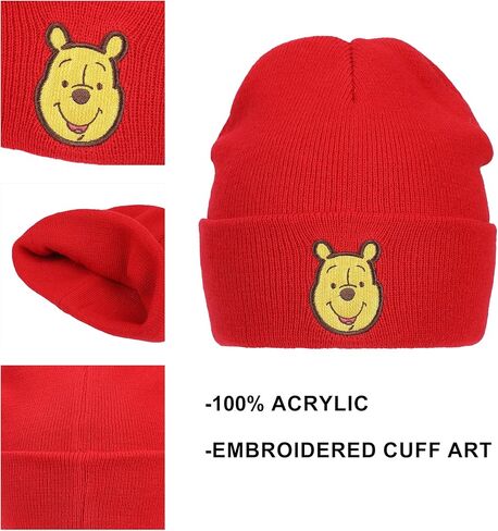 قبعة صغيرة من Bioworld Winnie The Pooh مطرزة بأساور من الأكريليك in Kuwait