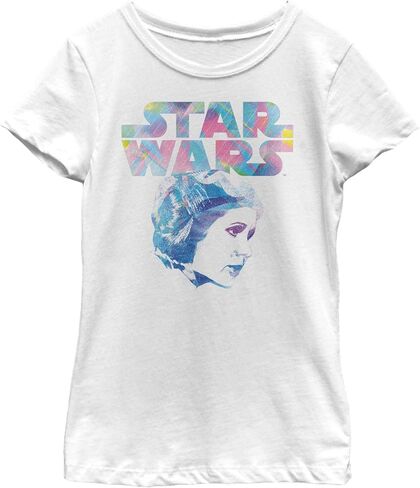 STAR WARS Girl's Modern Princess Leia Profile T-Shirt in Saudi Arabia