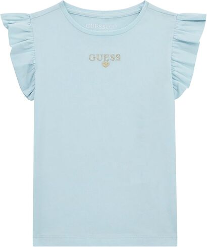 تي شيرت Guess Girls Eco بأكمام قصيرة مع زخرفة in Saudi Arabia