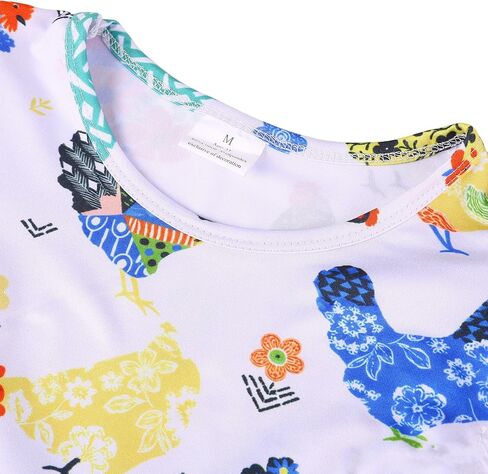 Toddler Girls Dress Cartoon Casual Print Dresses Flutter Sleeve Outfits 2-8Y in Saudi Arabia