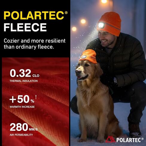 TOP-EX DryKnit™ قبعة صغيرة مقاومة للماء مبطنة بالصوف LED هدايا عيد الميلاد للأب شتاء دافئ in Kuwait