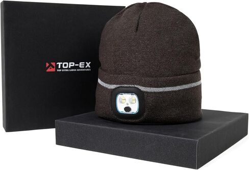 TOP-EX DryKnit™ قبعة صغيرة مقاومة للماء مبطنة بالصوف LED هدايا عيد الميلاد للأب شتاء دافئ in Kuwait