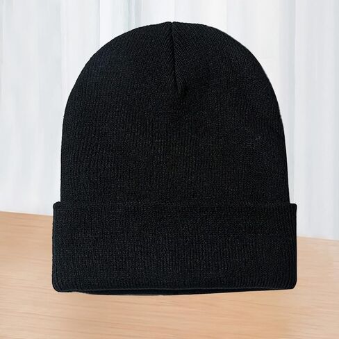 Unisex Knit Beanie - Winter Hat for Men and Women, Stretchy Cold Weather Cap in Saudi Arabia