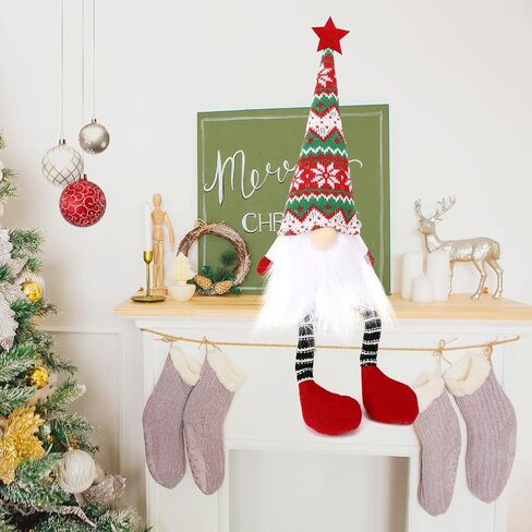 جنوم زينة عيد الميلاد للمنزل سانتا عيد الشكر عيد الحب عيد ميلاد السويدية الشمال Tomte قزم قزم عيد الميلاد التماثيل أفخم محشوة ديكور الحلي لصينية الطاولة الطاولة in Saudi Arabia