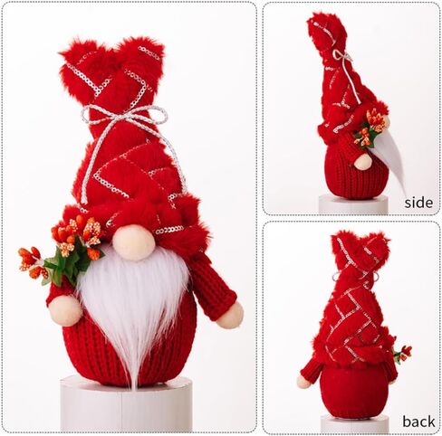 ديكور عيد الحب التماثيل القطيفة مع الأضواء، هدية عيد الحب للزوجين للنساء، زخرفة صينية ذات طبقات على شكل طاولة قزم in Kuwait