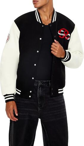 Forever 21 mens Horseshoe Varsity Bomber Jacket in Saudi Arabia