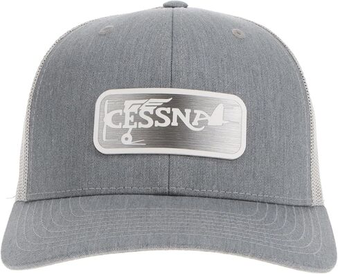Cessna 20's Logo Velocity Trucker Hat - Pewter Grey in Kuwait