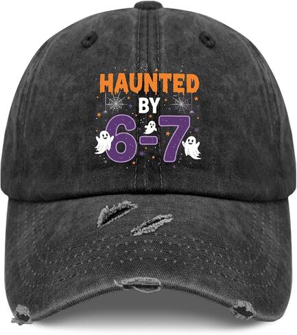 Six Seven Meme Mason 67 Ice Cream Drip Hats for Mens Vintage Washed Distressed in Saudi Arabia