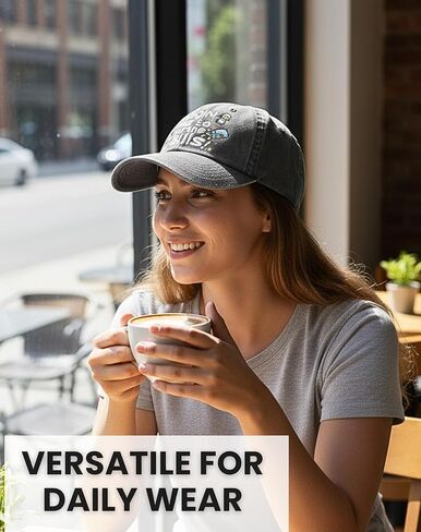 InnoBeta Pharmacist and Technician Gifts Cap for Women - Adjustable Vintage Washed Cotton Embroidered Hat - Grey in Saudi Arabia