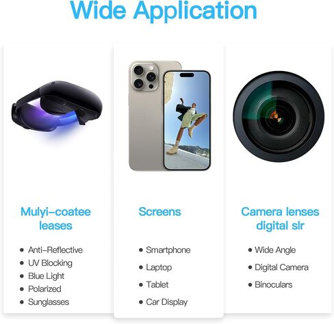 قماش تلميع، مادة ناعمة غير كاشطة متوافقة مع Apple Vision Pro والنظارات والعدسات والشاشات in Saudi Arabia