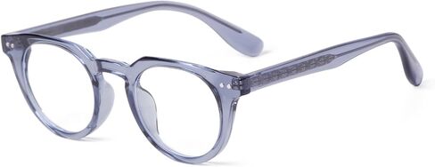 KFPH Vintage Round Blue Light Blocking Glasses, TR90 Lightweight Computer Gaming Eyeglasses for Women Men Anti Eyestrain UV in Saudi Arabia