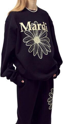 Unisex FLOWERMARDI Graphic T-Shirt, 100% Cotton, Relaxed Fit, Gender-Inclusive Bold Logo in Saudi Arabia