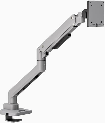 Heavy Duty Ultrawide Monitor Arm – Adjustable Gas Spring Desk Mount for 17–49" Monitors, VESA 75/100, 44 lbs Capacity – Black in Kuwait