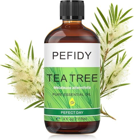 Tea Tree Oil 4 Fl Oz/118 ml 100% Natural Tea Tree Essential Oil for Skin,Foot,Hair,Scalp,Cleaning,Body, Aromatherapy in Saudi Arabia