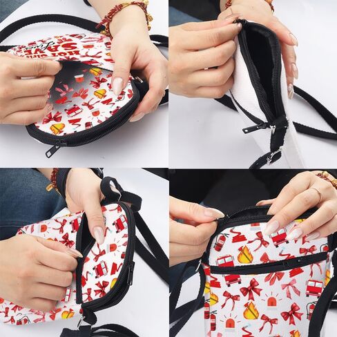 Firefighter Gift for Her Fire Academy Graduation Gift Hot Girls Save Lives Crossbody Bag for Female Firefighter Fire Wife in Saudi Arabia