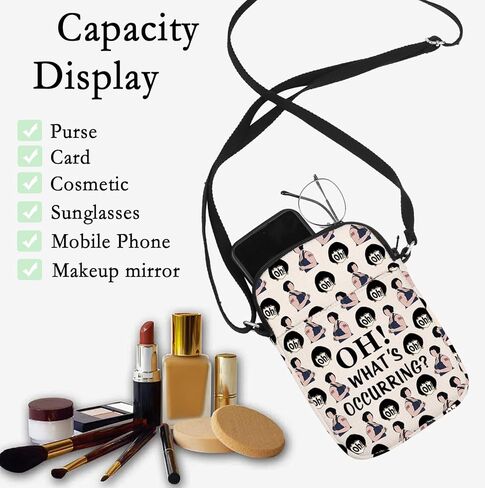 CHOORO Funny Quote Oh What's Occurring Crossbody Bag Gift for Fans in Saudi Arabia