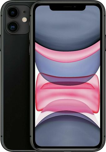 Apple iPhone 11 64GB ، Black - Cricket Wireless (متجدد) in Kuwait