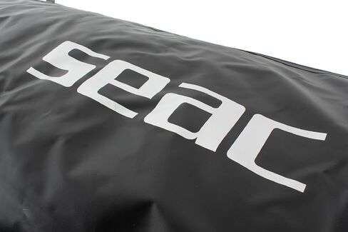 SEAC U-Boot 130، حقيبة جافة للغوص، مثالية للزعانف الطويلة، 37 بوصة × 16 بوصة × 12 بوصة، 130 لتر، أسود، قياسي in Saudi Arabia