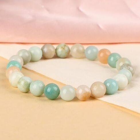 Healing Crystal Bracelet for Women Handmade Mulitcolor Amazonite in Saudi Arabia
