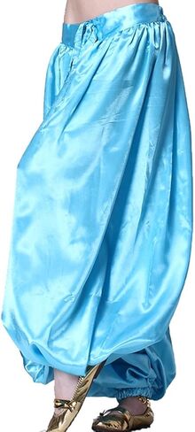 MUNAFIE Belly Dance Pants Carnival Satin Latern Pants Tribal Harem Pants in Saudi Arabia